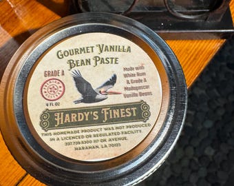 Gourmet Vanilla Bean Paste - 4 oz