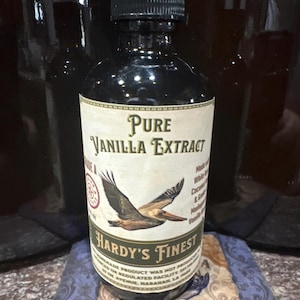 Pure Madagascar Vanilla Extract - 8 oz. Hardy’s Finest Vanilla