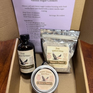 Gift Boxed Combo Pack              Pure Madagascar Vanilla Extract - 4 oz., Madagascar Vanilla Sugar - 4 oz.  & Vanilla bean paste -4 oz.
