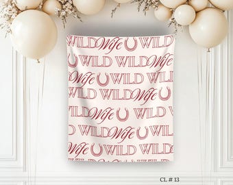 Wild Wild Wife Bachelorette Banner Custsom Last Rodeo Bachelorette Decor Nashville Bachelorette Banner Western Bachelorette photo Backdrop