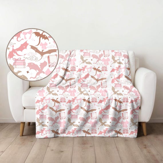 Fourth wing blanket Onyx storm blanket Book lover gift fourt wing merch book club gift fourth wing throw