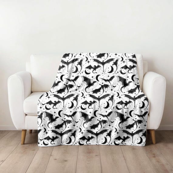 Fourth wing blanket onyx storm blanket fourth wing merch dragon throw book lover gift Book club gift fantasy blanket Fourth wing decor
