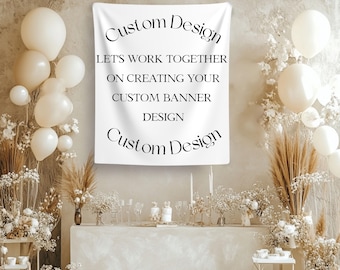 Custom Backdrop Customized Party decoration baby shower bachelorette party birthday party decor