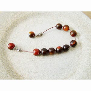 Bull&#39;s horn worrybeads, sterling silver and horn beads, greek begleri, prayer beads- mala, multi coloured, bull&#39;s horn, open worry beads