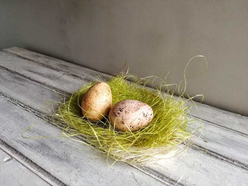 Beige easter egg, solid ceramic easter egg, pinkish beige, splotched egg, easter decor egg, small easter egg, greek easter egg, natural egg image 5