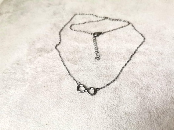 BRACELET ET COLLIER EN ARGENT MASSIF ET MISSANITE H À MAILLE INFINIE - IVORY & EBONY