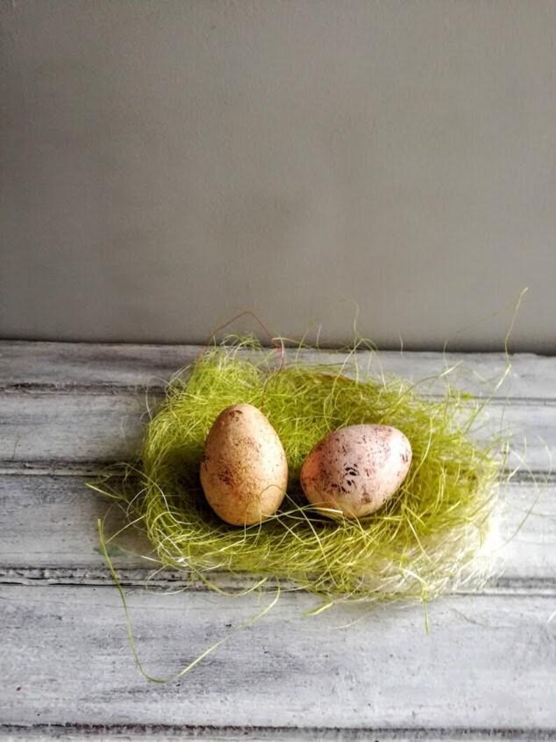 Tan easter egg, solid ceramic easter egg, apricot beige, splotched egg, easter decor egg, small easter egg, greek easter egg, natural egg image 2