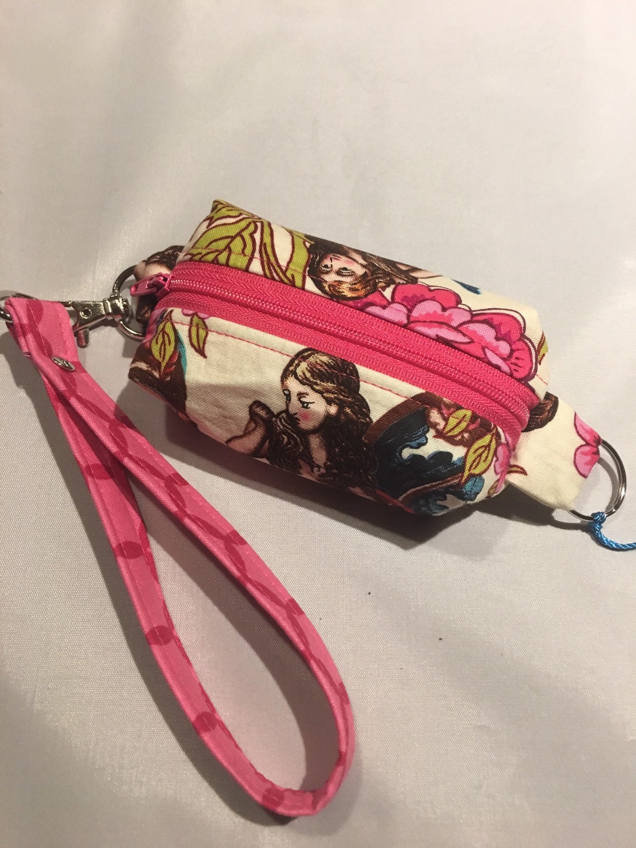 Keychain wallet mini zipper pouch coin pouch change purse | Etsy