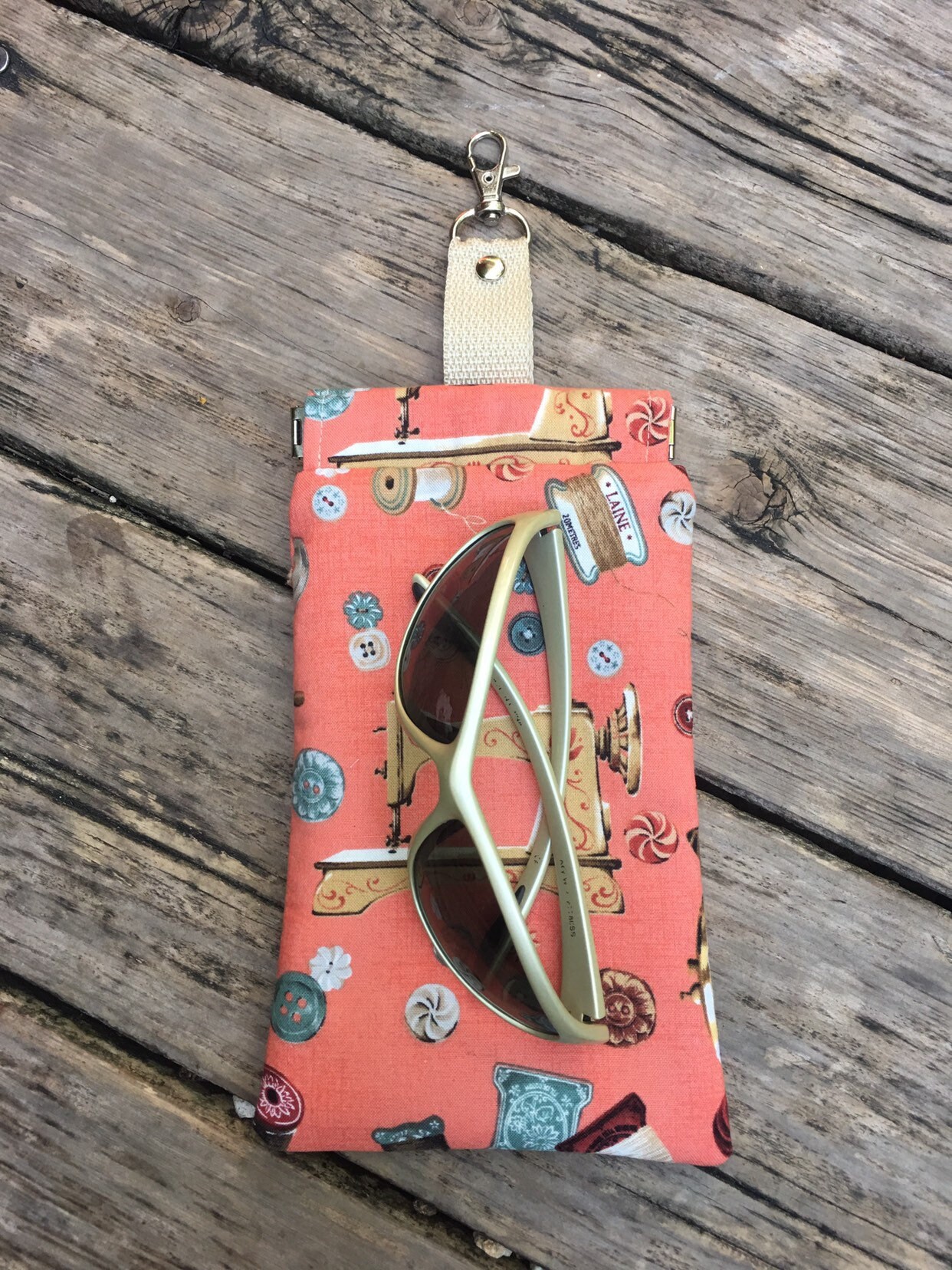 Sunglass case, Snap shut case, padded multi purpose case, eyeglass case