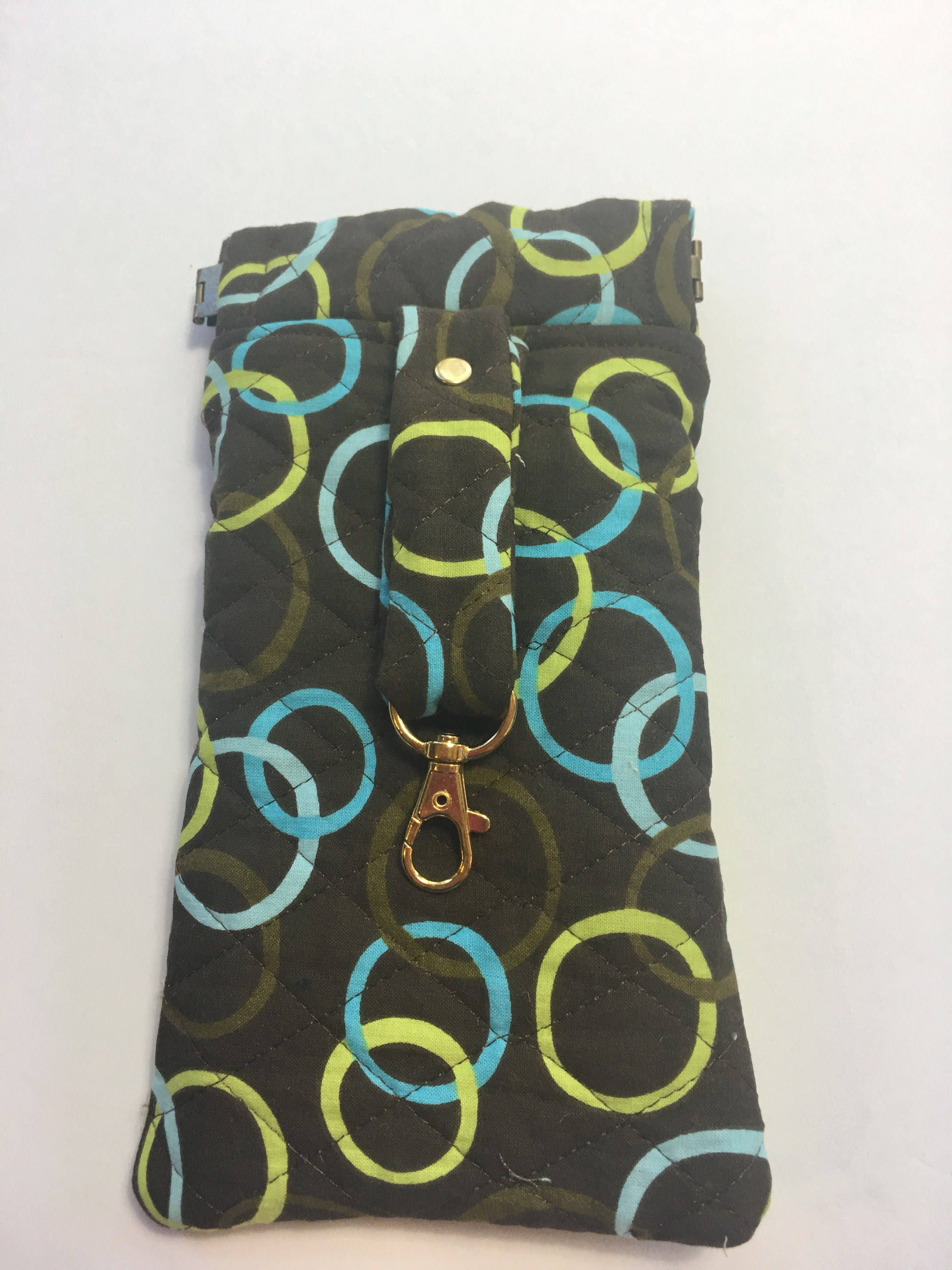 Sunglass case, Snap shut case, squeeze open padded sunglass case