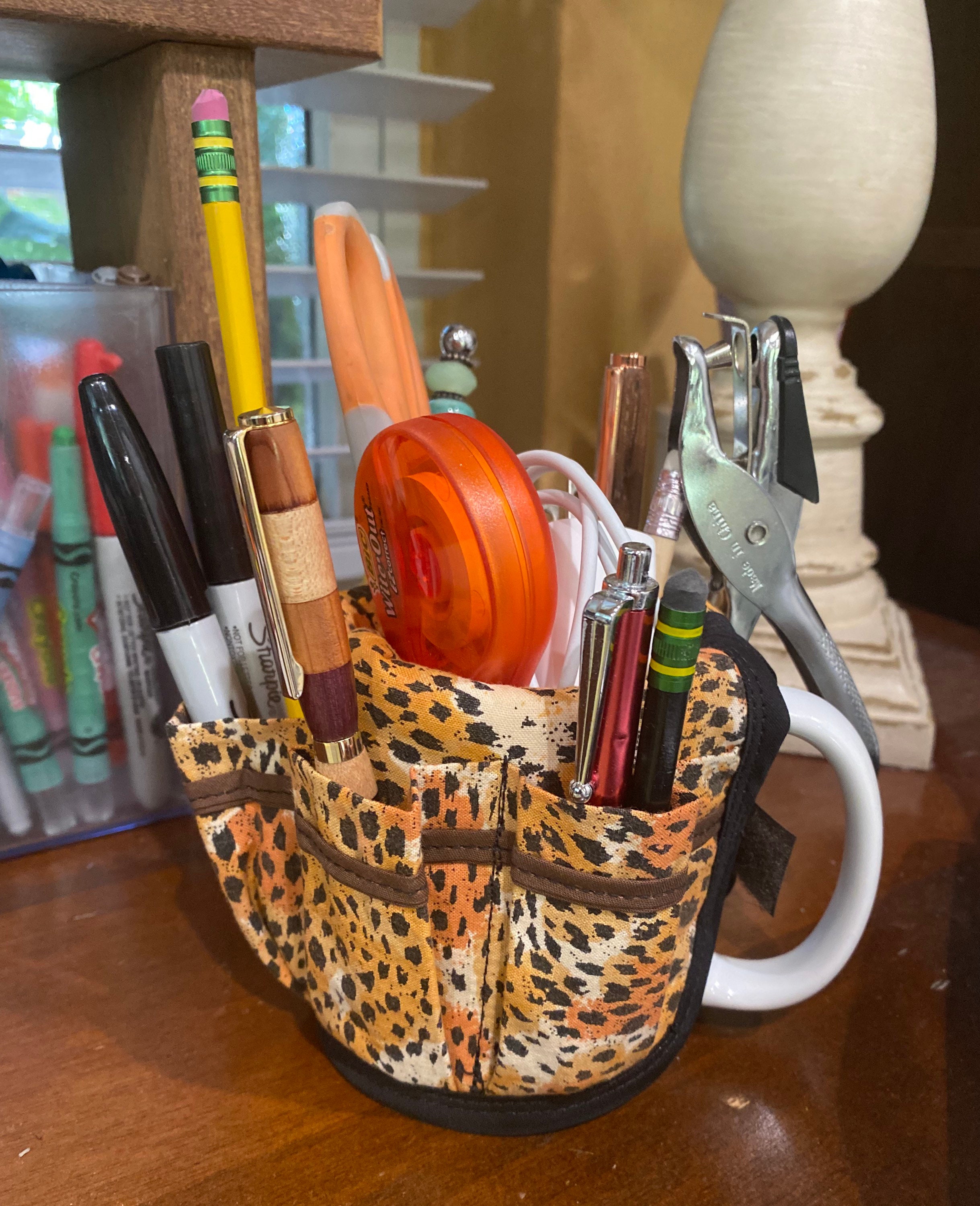 Coffee mug organizer sewing tool storage office desk supply Etsy