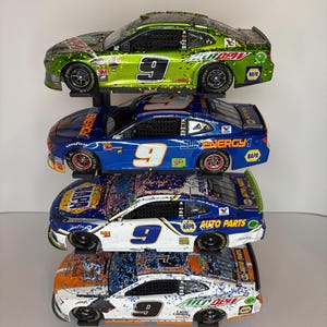 Side Facing Slanted Four Tier 1/24 1:24 Diecast Display and Organizer
