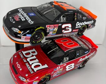 Side Facing Slanted Two Tier 1/24 NASCAR Diecast Stand/Display
