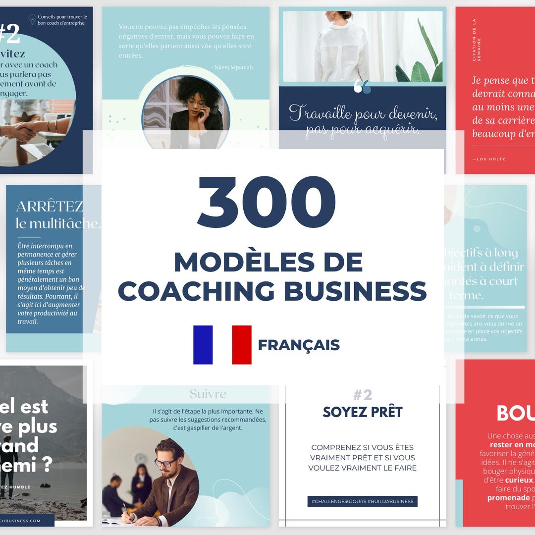 300 Business Coaching Templates for Social Media (posts for Instagram ...