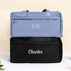 Personalized Duffle Bag,Weekender Bags with Name,Embroidered Overnight Bag,Gym Travel Bag,Groomsman Gift,Boyfriend Gift,Gift for Him Her