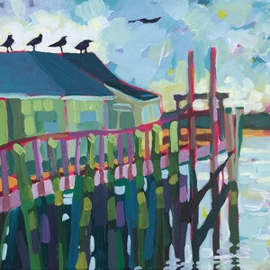 Islesford Dock - 8.5 x 11 Print