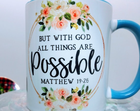 Possible Design Mug, Ceramic Cup, 11 ounce