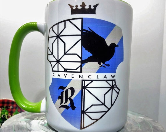 Hogwarts Ravenclaw Shield Mug, Ceramic Cup, 15 ounce