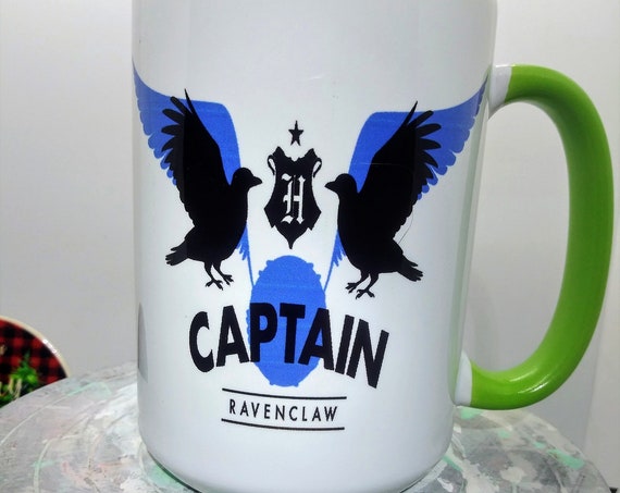 Ravenclaw Captain Mug, Ceramic Cup, 15 ounce
