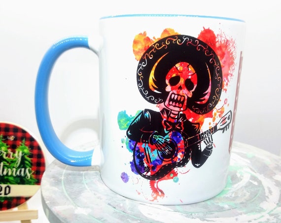 Day of the Dead Design Mug, Ceramic Cup, 11 ounce