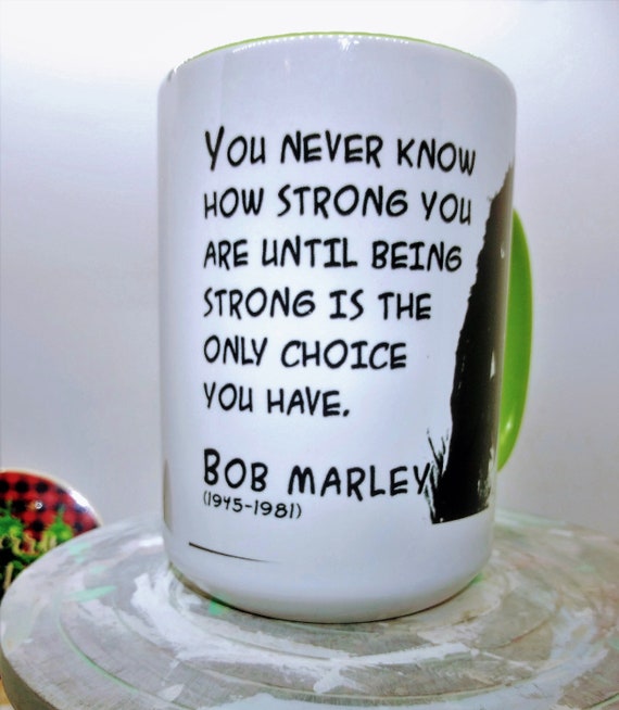 Bob Marley Mug, Ceramic Cup, 15 ounce