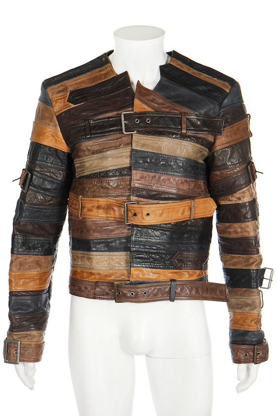 New Unisex Maison Margiela X H&M Belted Leather Jacket All New Unisex Maison Margiela X H&M Belted Leather Jacket All