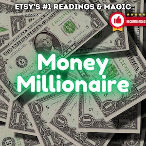 Money Millionaire Spell - Money Ritual Spell Cast, Wealth Attraction, Financial Freedom, Prosperity, Riches, Money Manifestation Magick