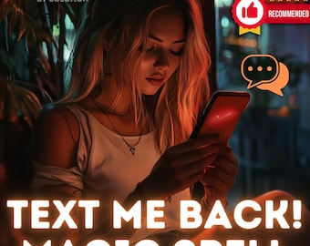 Text Me Back Spell - Contact Me Spell, Message Me Spell, Unblock Me Spell, Communication and Connection Spell, White Magic, Love Spell