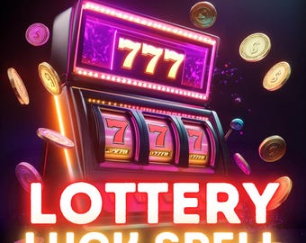 Hechizo de suerte para la lotería / Atraer abundancia, ganar en grande, lanzamiento de hechizos personalizados, manifestar riqueza, ritual de buena fortuna, hechizo de juego, suerte