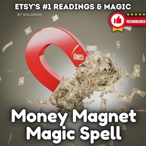Money Magnet Magical Spell - Abundance and Luck Wealth Ritual, Emergency Money Spell Cash Business Abundance Spell Same day Fast Casting