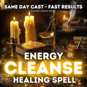 ENERGY CLEANSE | Purify Negative Energies | Boost Spell Effectiveness | Powerful Cleansing Ritual | Healing Energy | Pure Aura Cleanse