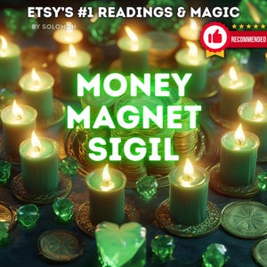 Money Magnet Sigil: Attract Wealth & Abundance | Money and Prosperity Magic | Manifest Financial Success | Money Spell | Wealth Spell Kit