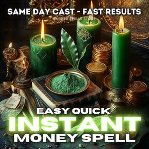 Easy Quick INSTANT Money Spell - Receive An Abundant Flow Of Wealth And Riches, Immense Prosperity And Opulence, Lavish Luxurious Life