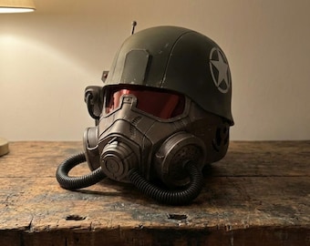NCR Elite Riot Gear Helm Fallout Prop