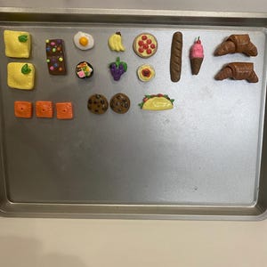 Clay Food Magnets
