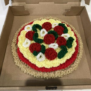 Crochet Play Pizza Pattern