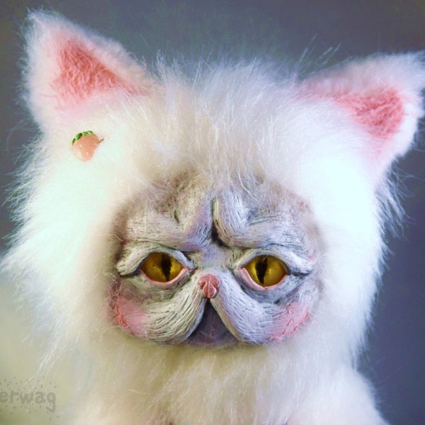 Taffy il gatto persiano - villaggio Whiteleaf Jointed Doll Art