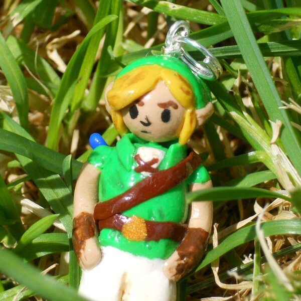 Link - Legend of Zelda Polymer Clay Charm - SALE - WEEKEND SALE