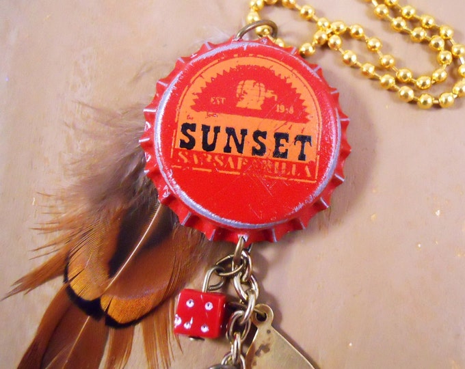 Fallout New Vegas Sunset Sarsaparilla Bottle Cap Charm Etsy