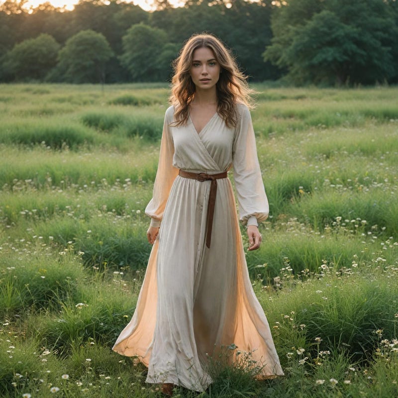 Flowy Long Flowy Dress - Etsy