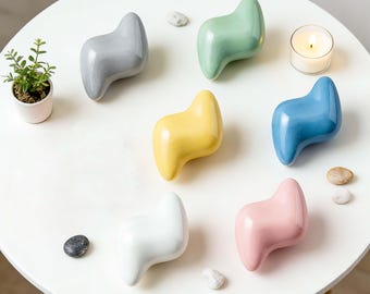 Ceramic Lightning Knobs, Cute Kids Room Drawer Pulls, Cartoon Wardrobe Handles, Cabinet Dresser Knobs, Fun Furniture Hardware