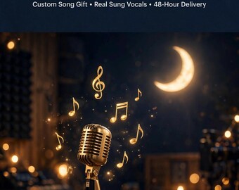 Individuelles Musikgeschenk, personalisiertes Lied basierend auf Ihrer Geschichte, Geburtstagsgeschenk, Jahrestagsgeschenk oder Geschenk zur Geburt eines Kindes für Sie oder Ihn, individuell angefertigtes Lied
