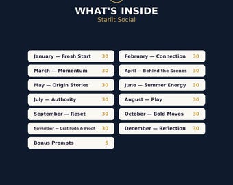 365 Social Media Prompts: A Full Year of Content Ideas, Hooks, Captions & Reels Scripts for Creators