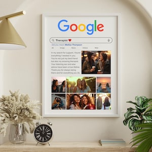 Best Friend Collage, Google Photo Frame, Birthday Gift, Best Friend ...