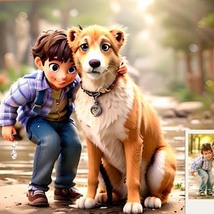 Custom Portrait Pixar, Pixar Style Portrait from Photo Christmas Gift Personalized Cartoon Become a Pixar Character Digital Custom Portrait