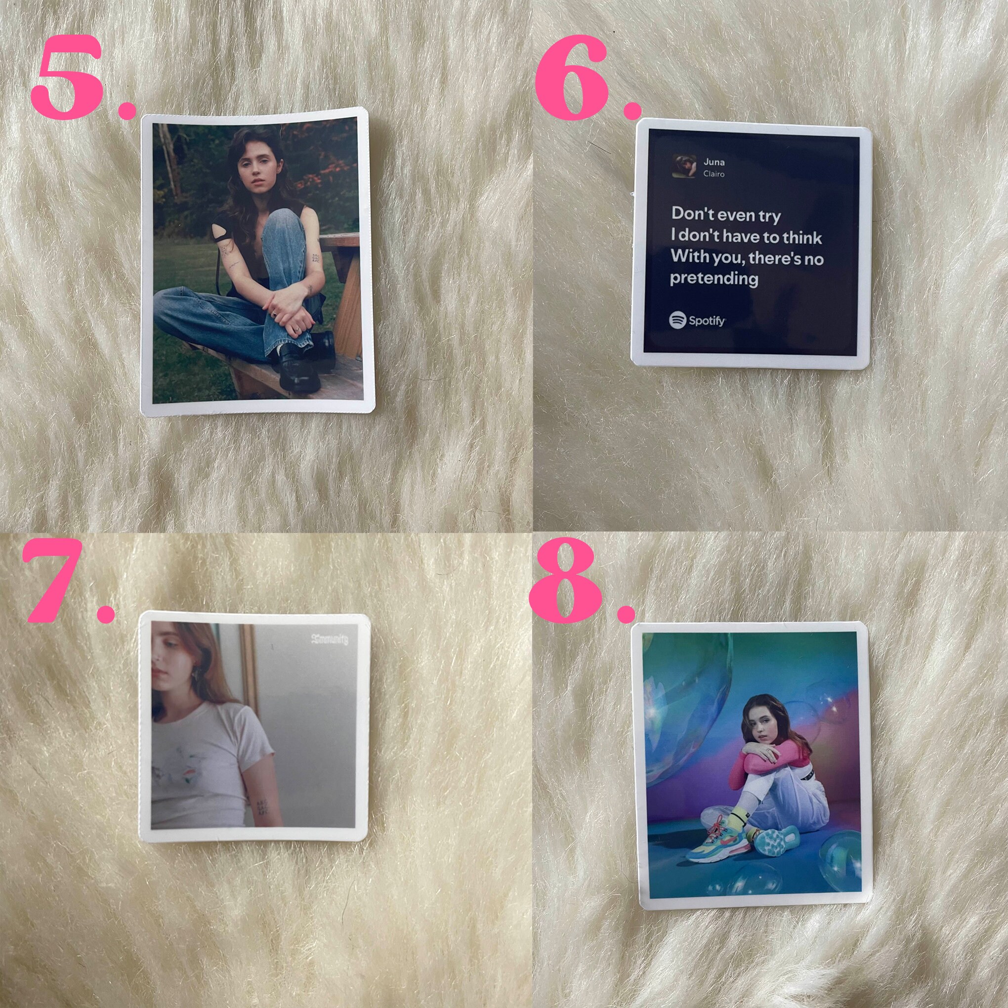 Clairo Sticker Collection Handmade Stickers - Etsy