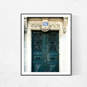 Paris Photography, Paris Green Door, Hunger Green Door Paris, Porte à Paris, Paris Wall Art, Paris Gallery Wall Art, Cadeau francophile