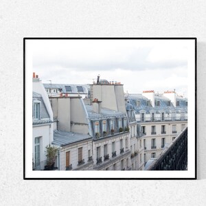 Paris Fotografie, rechts Ufer Dachansichten von Paris Frankreich, Frühling in Paris, Architektur, Pariser Dächer, Paris Landschaftsfoto Bild 1