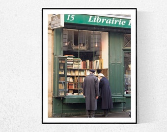 Paris Photography Print, Left Bank Bookstore, Luxembourg Gardens