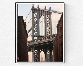 New York City Photography, Taking New York, DUMBO, Manhattan Bridge, Chrysler building, NYC Home Decor, New York City Wall Art, NYC Photo